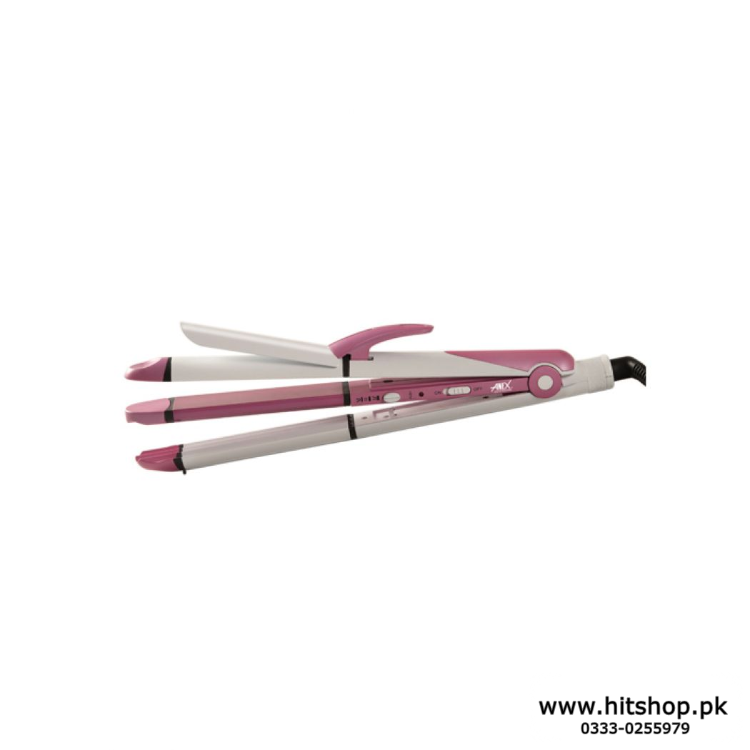Anex AG 7038 DELUXE HAIR CURLER and STRIAGHTENER  90watts